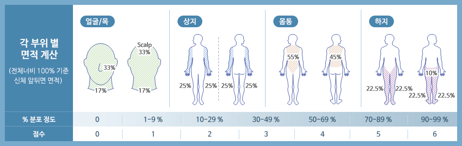 아토피피부염의 병변 면적 체크하기